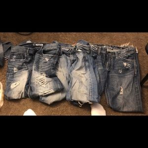 Buckle Jeans - 3 pairs
